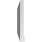 Ekena Millwork Vertical Surface Mount PVC Gable Vent w/ 2"W x 2"H , Brickmould Sill Frame, 34"W x 18"H GVPVE34X1803SN - alternate 3